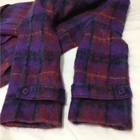 Paul Levy Wool Mohair Maxi Coat Vintage Dead Stock 80’s New Size 12 - Picture 5 of 15